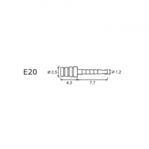 Титановые штифты IKT-E20-V (24шт.)